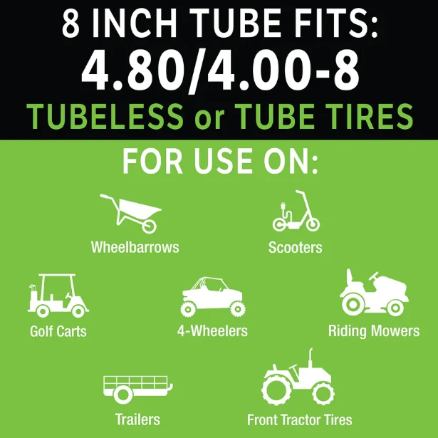Slime Extra Strong Self-Sealing Tube (Fits Tire 4.80/4.00-8) - Brand New