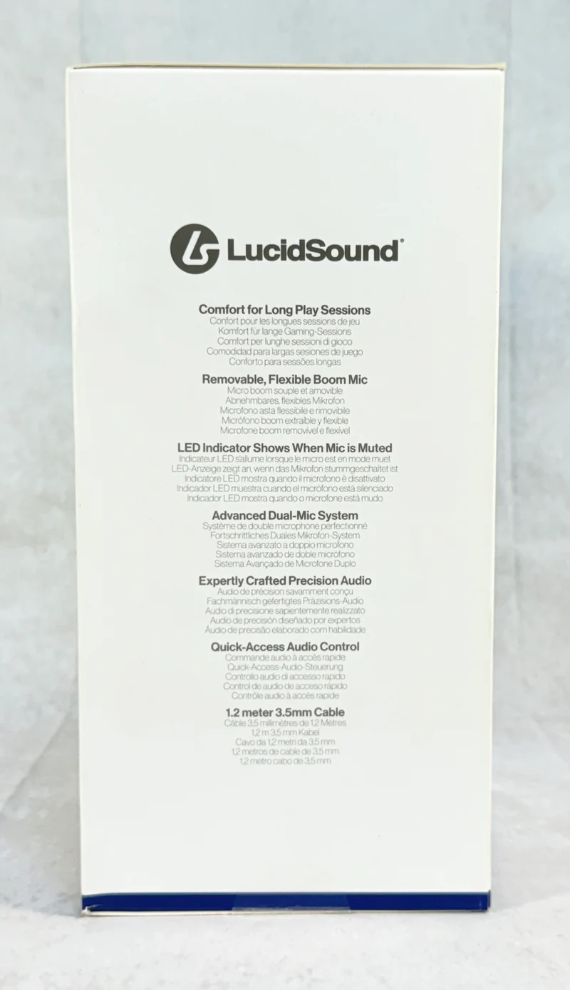 LucidSound LS10P Wired Gaming Headset, Reflex Blue - Brand New!