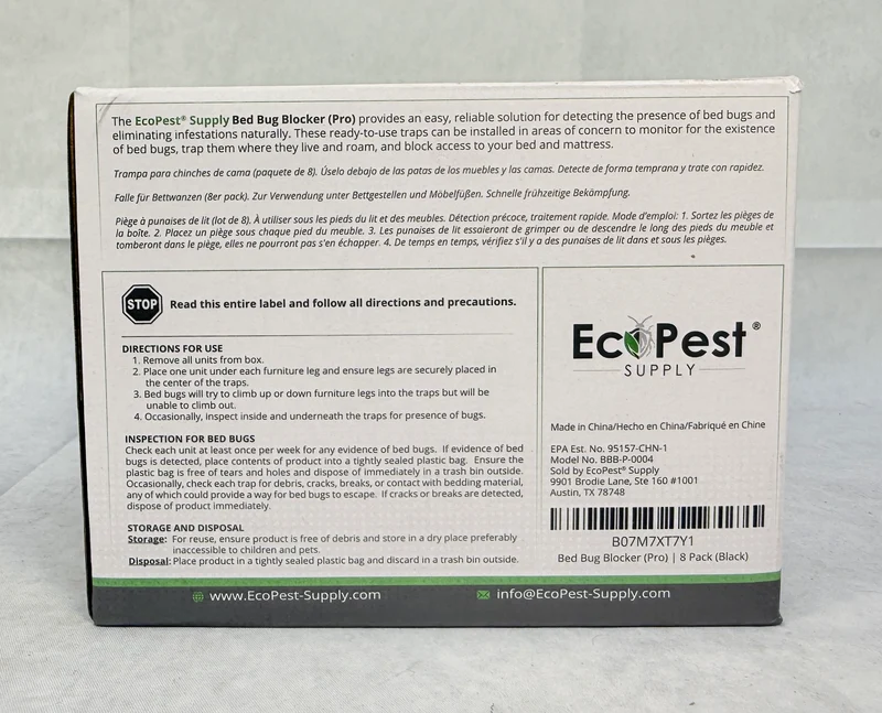 EcoPest Supply Bed Bug Blocker Pro Interceptor Traps 8 Pack - Brand New!