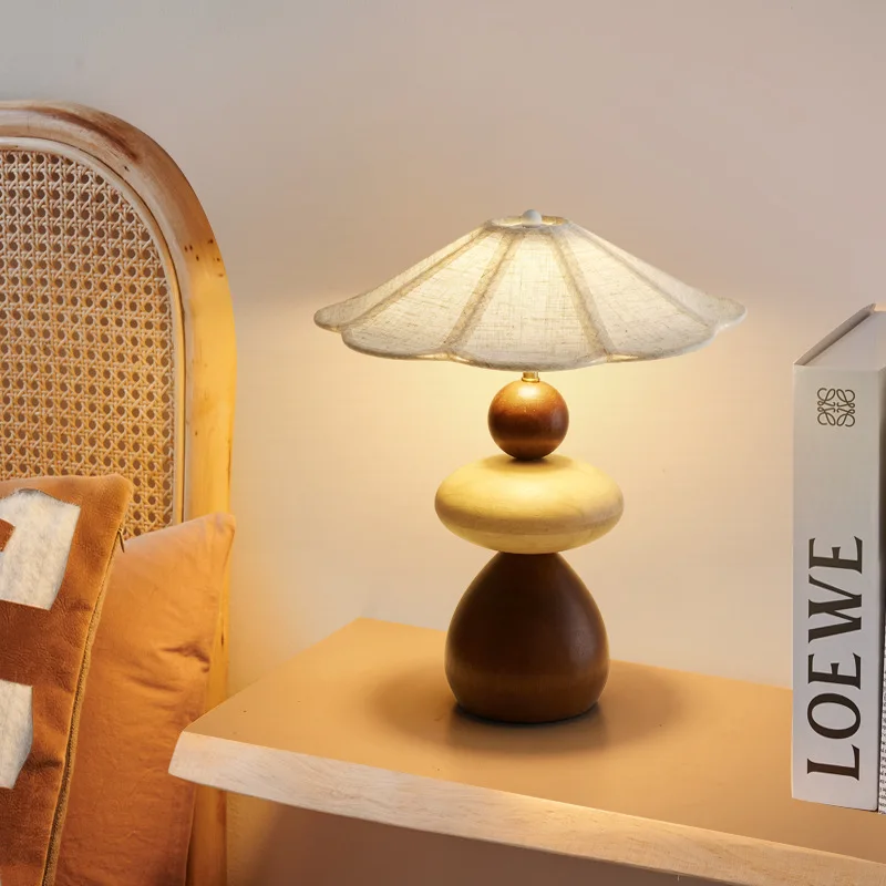 Zen Style Wooden Table Lamp