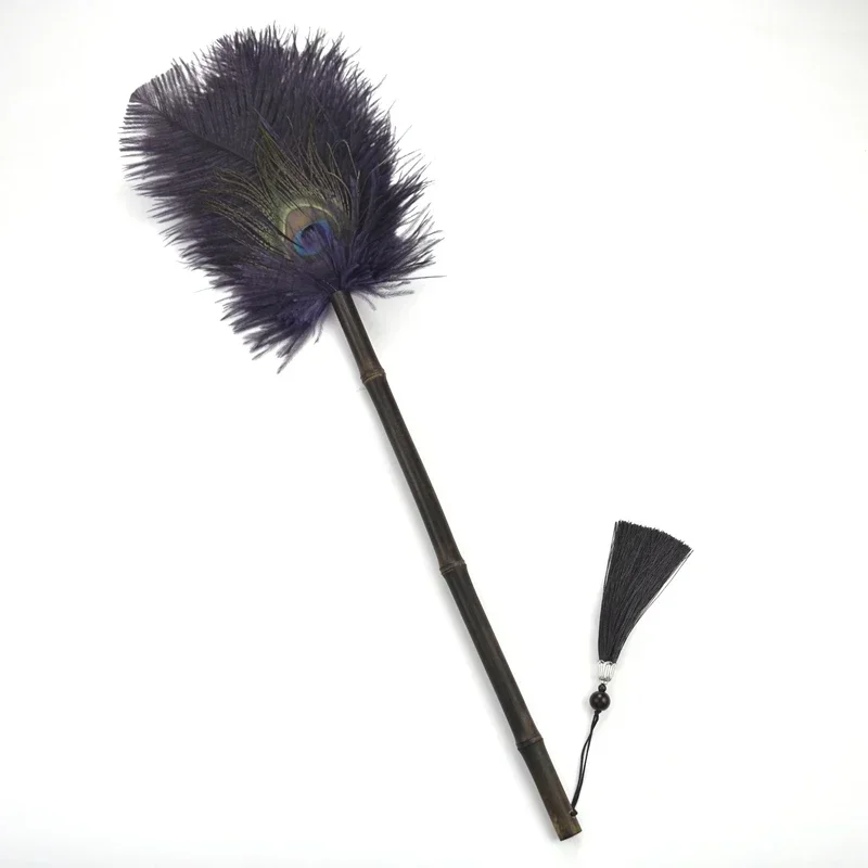 Peacock Feather Anti-Static Dusting Brush