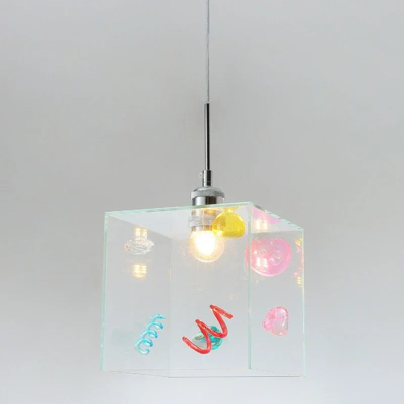 Confetti Cube Minimal Pendant Lamp