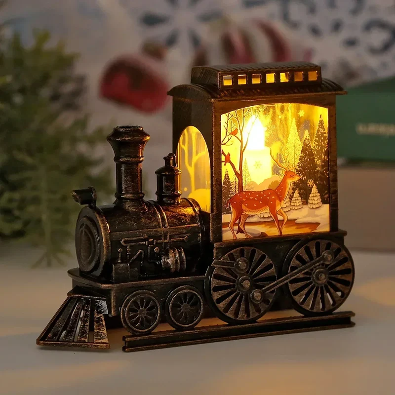 Winter Express Train LED Night Lamp