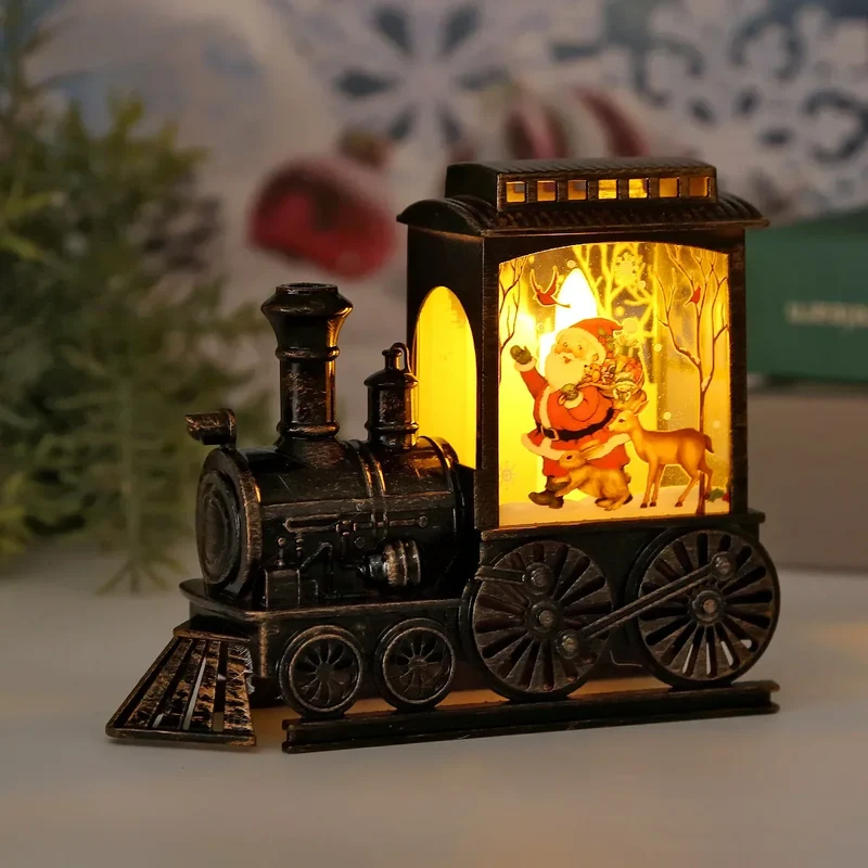 Winter Express Train LED Night Lamp
