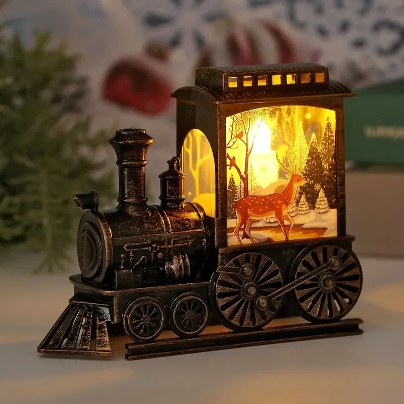 Winter Express Train LED Night Lamp