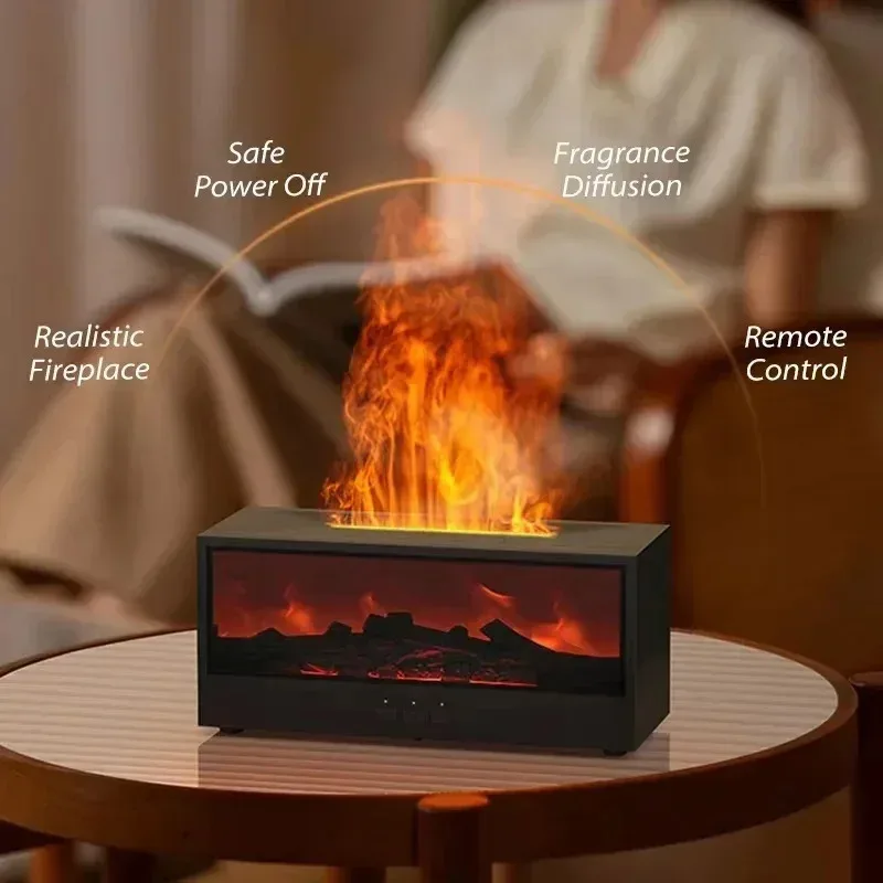 Fireplace Flame Mist Humidifier