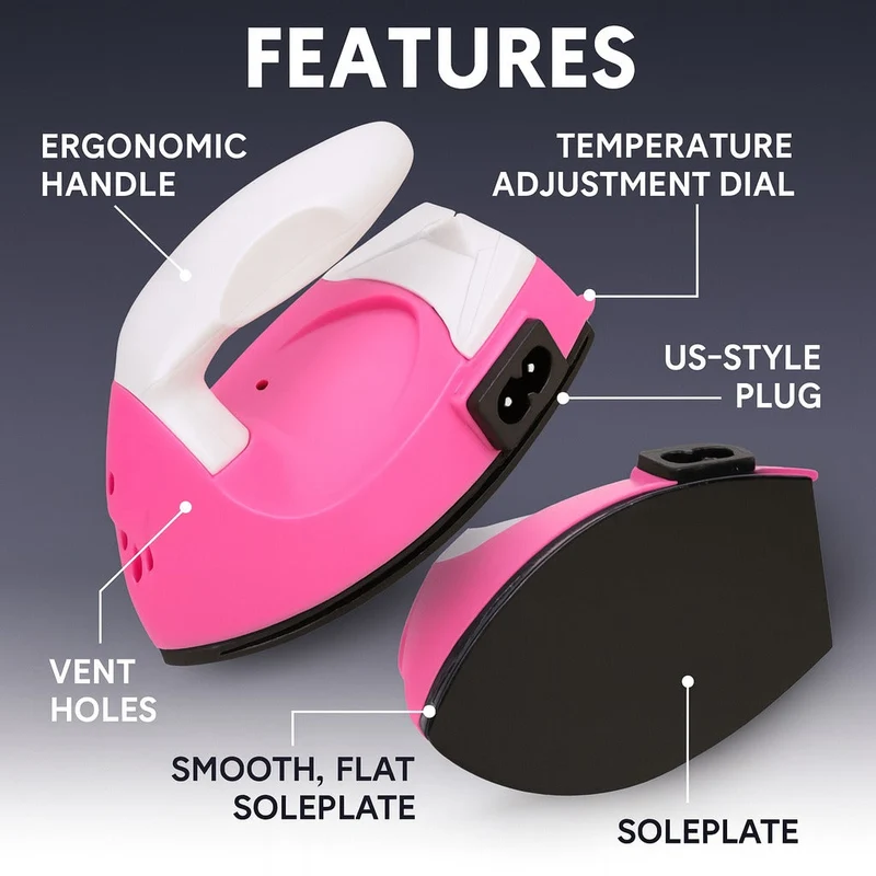 Ultra Compact Travel-Friendly Electric Iron