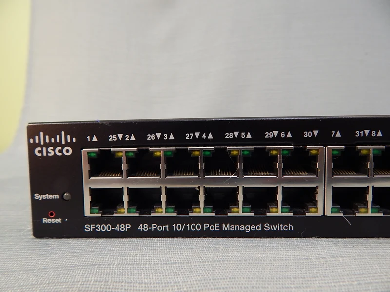Cisco 48-Port 10/100 PoE Managed Switch