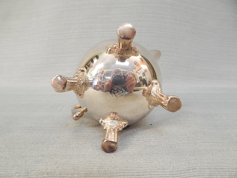 Gorham "Newport" Silver Plate Sugar and Creamer