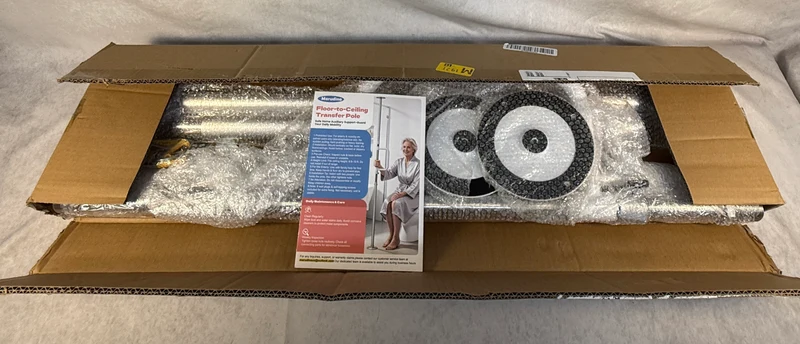 Marudina Tension Floor-to-Ceiling Grab Bar Transfer Pole - Brand New!