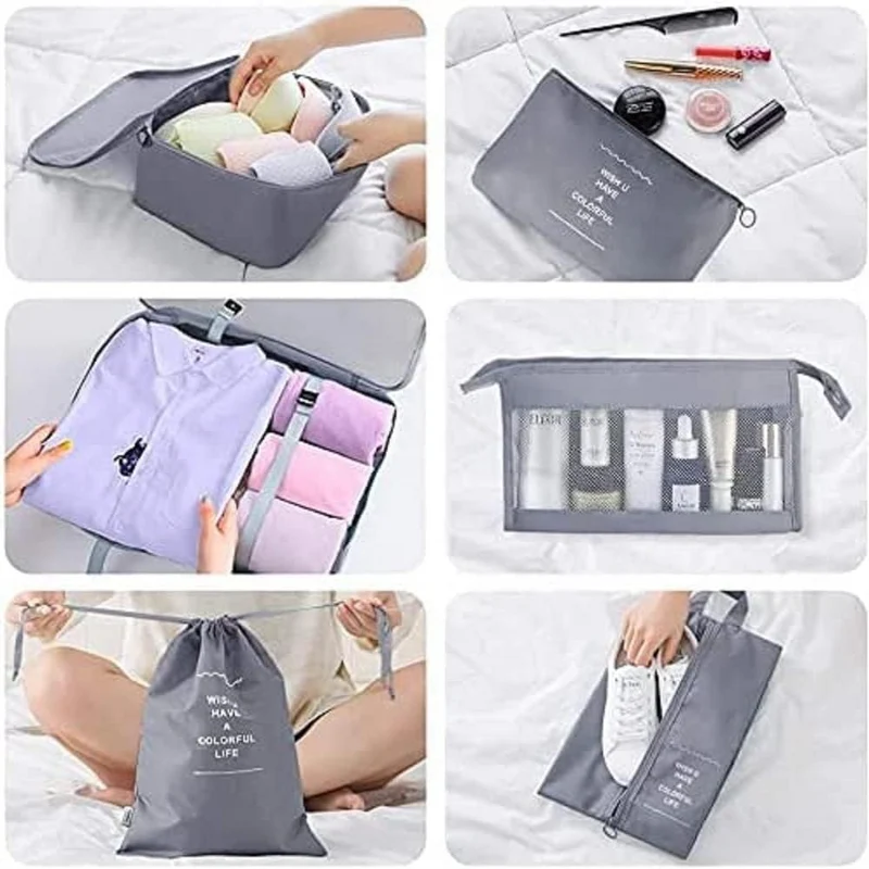 🧳🛫ENVÍO GRATIS Kit de 10 Organizadores para Ropa y Maleta