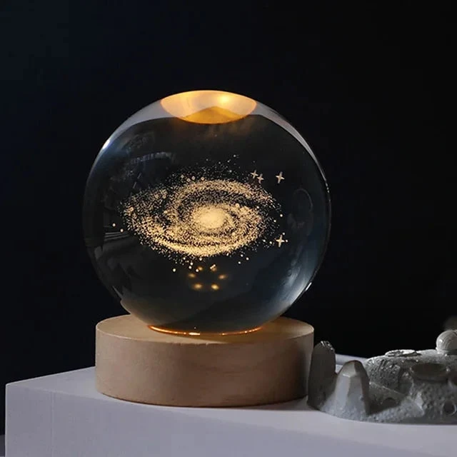 Esfera de Cristal Celestial Radiante