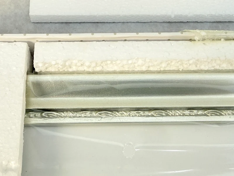 Pottery Barn Baby Silver Leaf First Year Frame - Brand New!