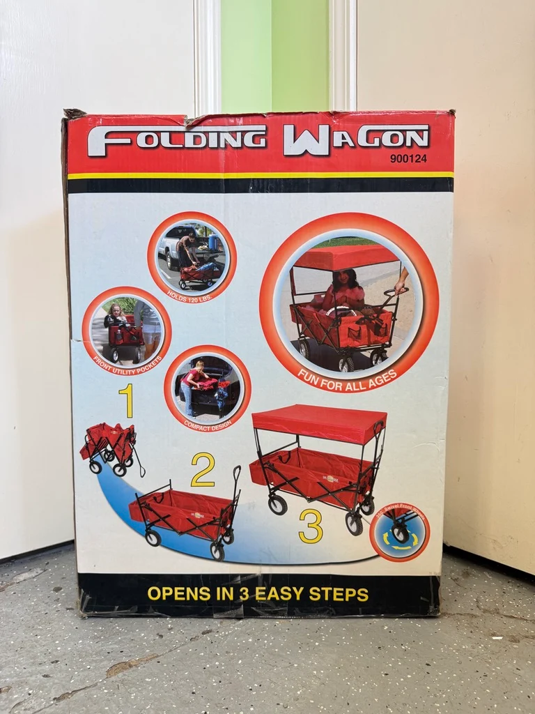 On The Edge Folding Wagon 900124 - Brand New!