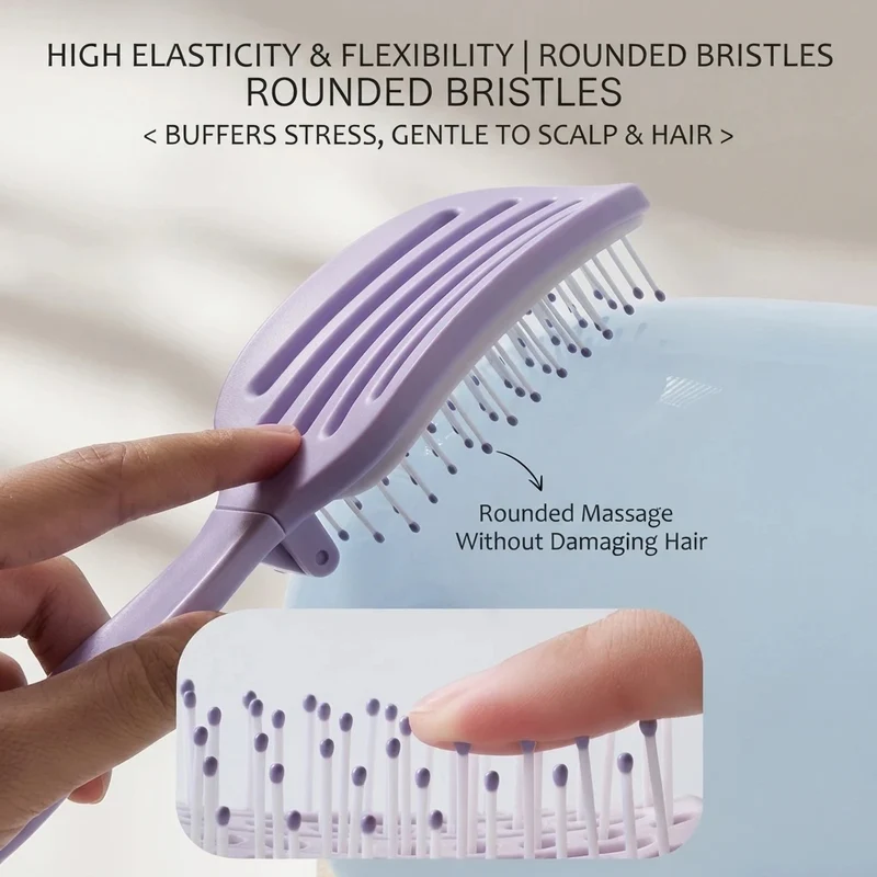 Volume Up Self-Cleaning Detangling Hair Brush