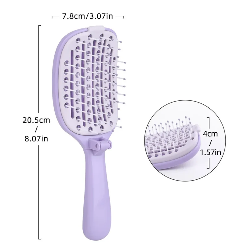 Volume Up Self-Cleaning Detangling Hair Brush