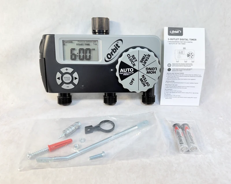 Orbit 3-Outlet Digital Watering Timer Model 56233