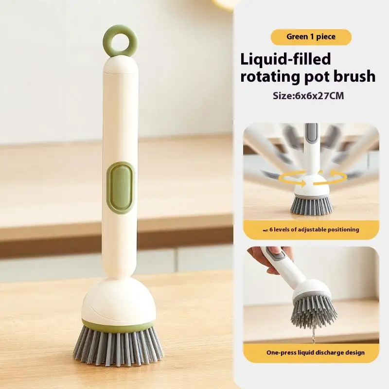 Pump & Scrub Soap-Dispensing Brush