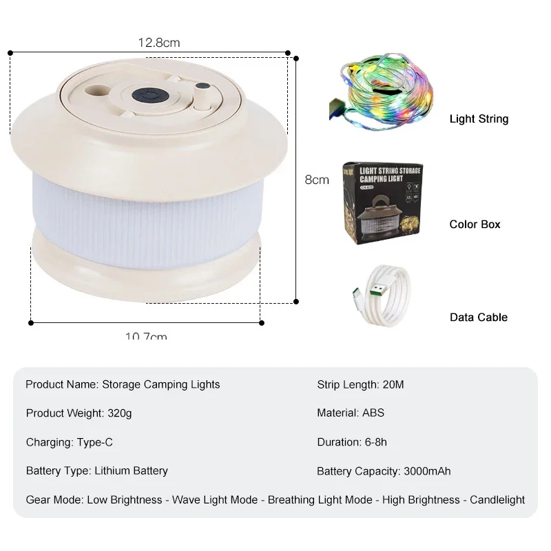 Atmosphere Led Strips Camping Lamp