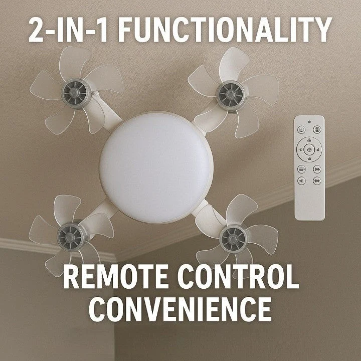 Sky Light LED Ceiling Fan Lamp