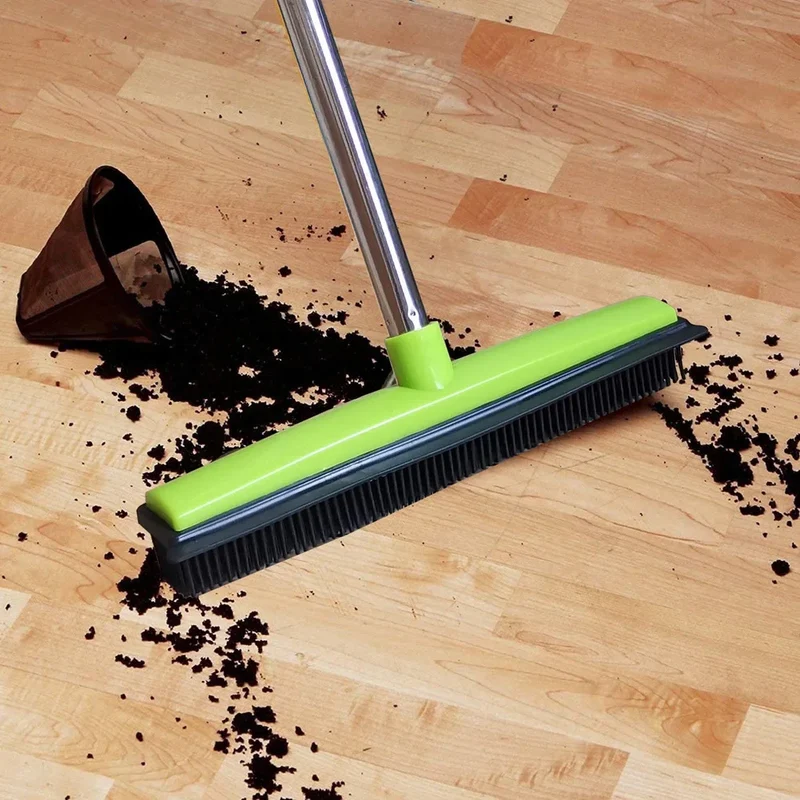 Hair Catcher Telescopic Pet Carpet Sweeping Broom