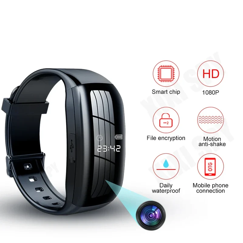 Silent Sight Mini Wireless HD Camera Watch