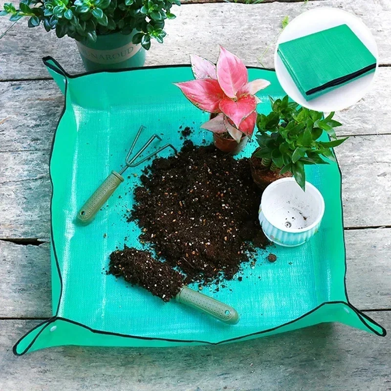 Gardening Soil Tray Reusable Portable Mat