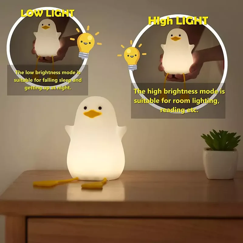 Charming Duck Soft Glow LED Desk Lamp