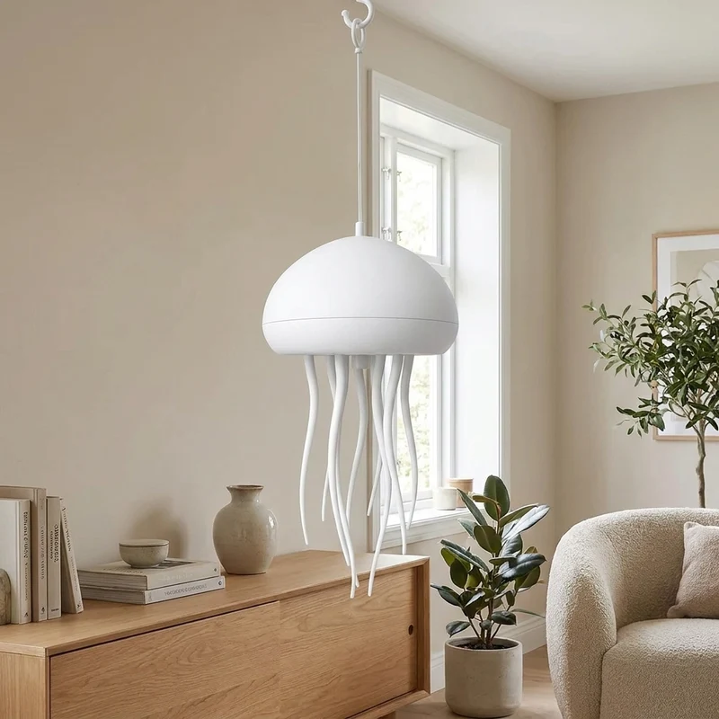 Jellyfish RGB Voice Control Pendant Night Lamp