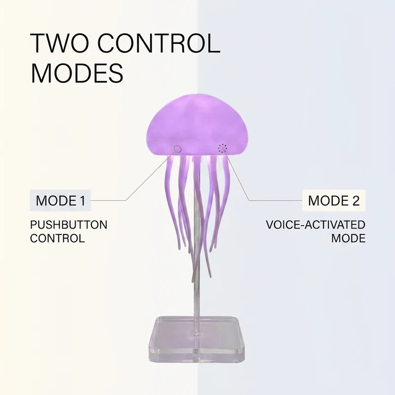 Jellyfish RGB Voice Control Pendant Night Lamp