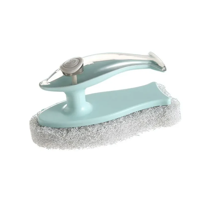 Soap Dispenser Dolphin-Shaped Kitchen Brush