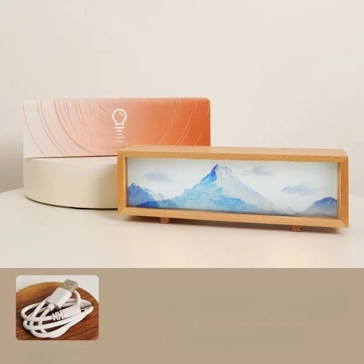 Dream Aura Interactive Desktop Artsy Canvas Lamp