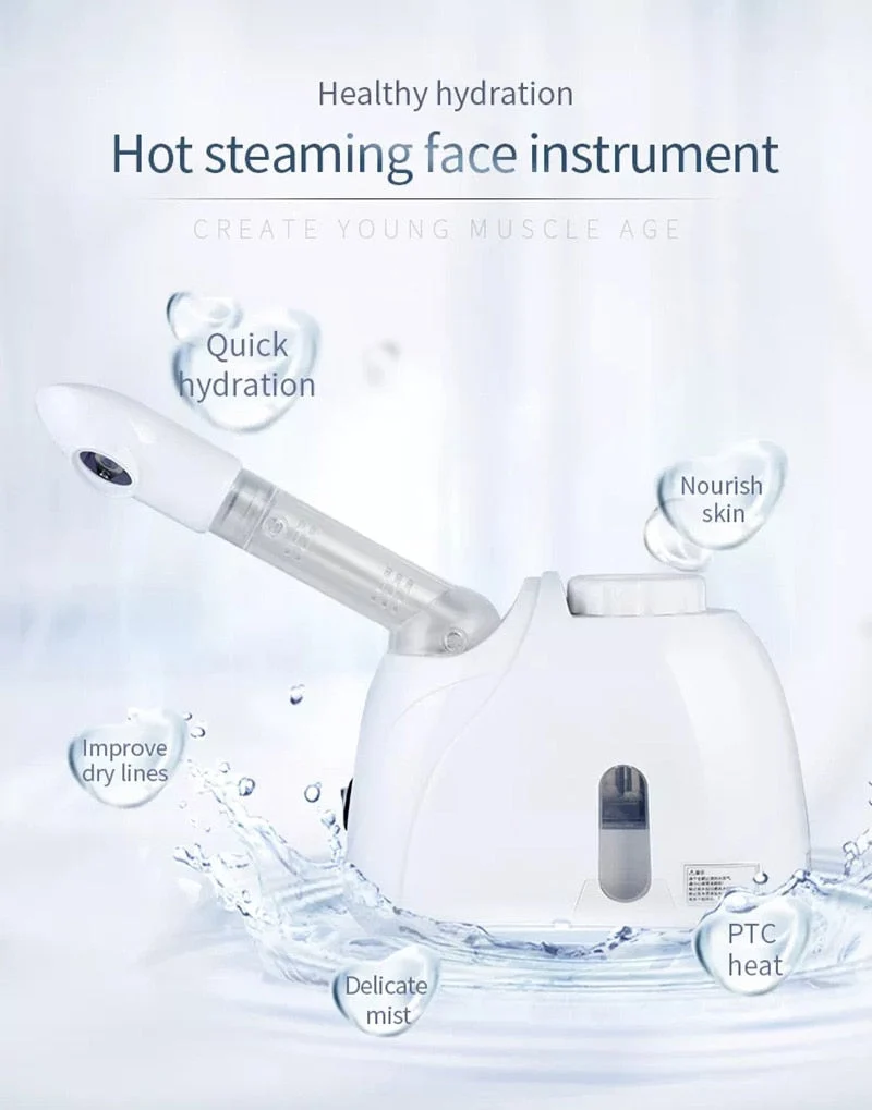 Home Spa Mist Humidifier Facial Steamer
