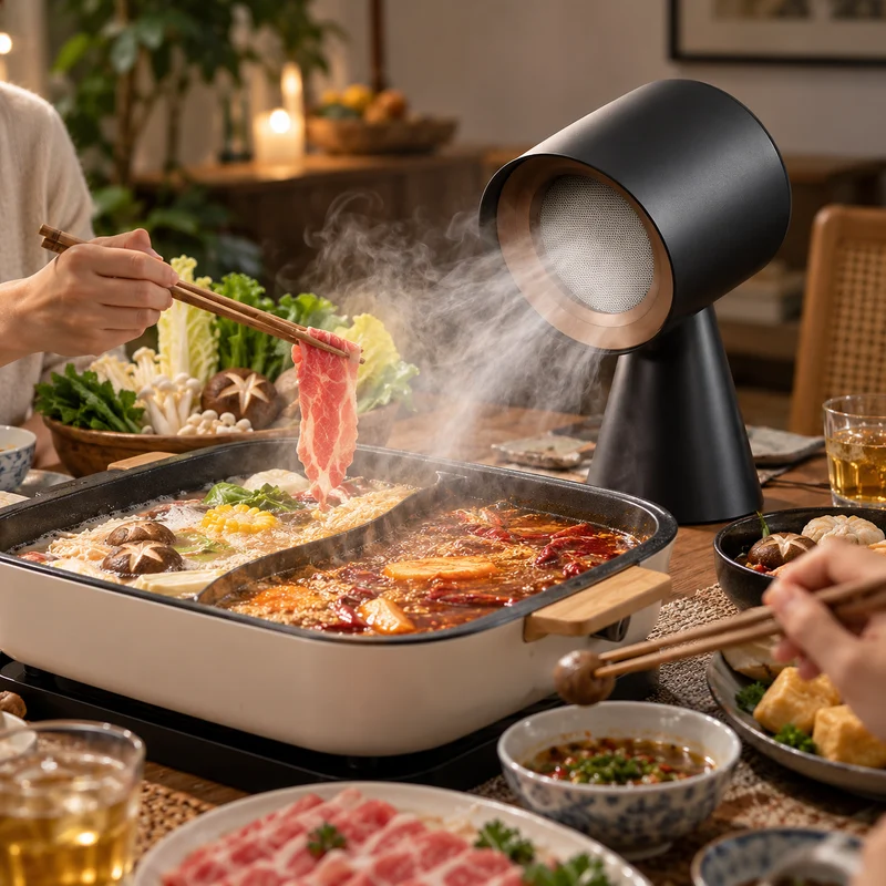Kitchen Portable Desktop Air Mini Vent Fan