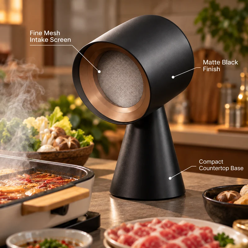 Kitchen Portable Desktop Air Mini Vent Fan
