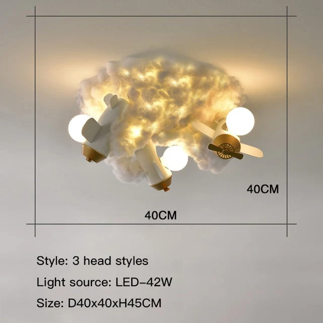 Space Blast Rocket LED Ceiling Lamp