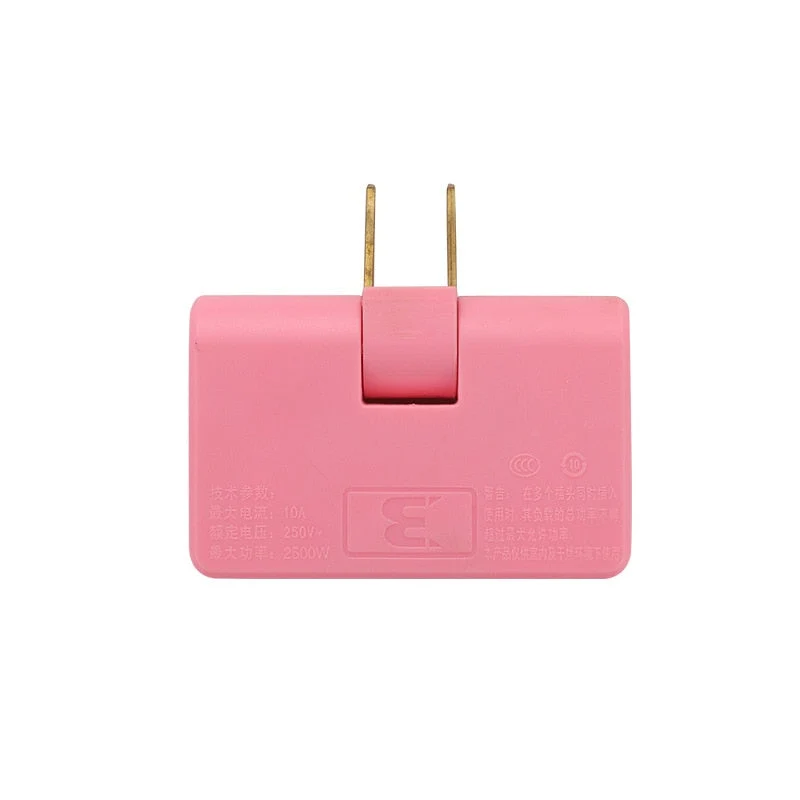 Foldable Tri-Plug Anywhere Charge Adapter
