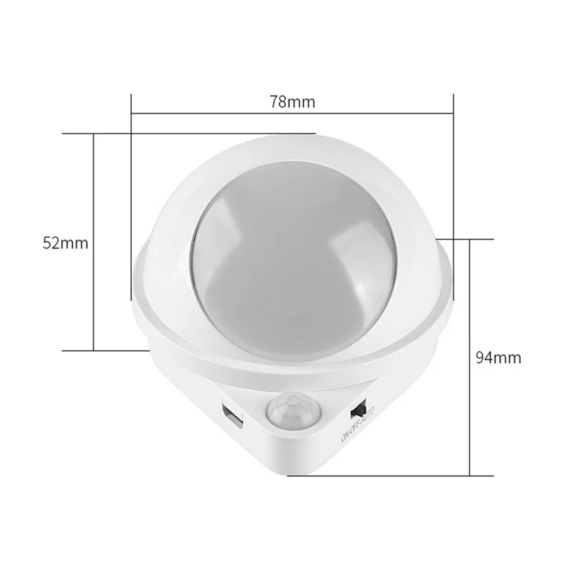 360 Rotating Water Drop Magnetic Night Lamp