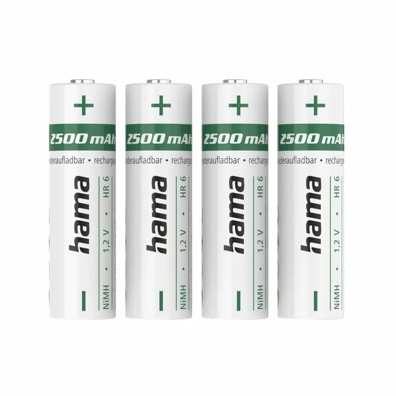 Pilas Recargables Hama 00223531 2500 mAh 1,2 V AA (4 Unidades)