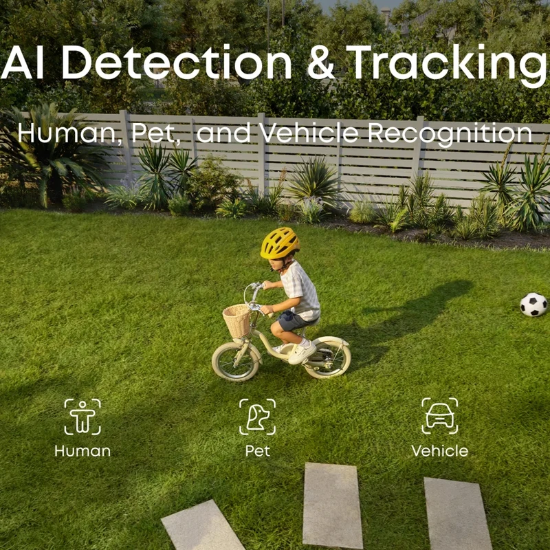 Eufy Cámara de Seguridad 2K Wi-Fi 6 con Iluminación, T8425121