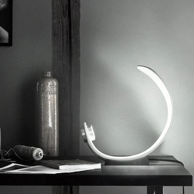 Modern Nordic Curl Table LED Lamp