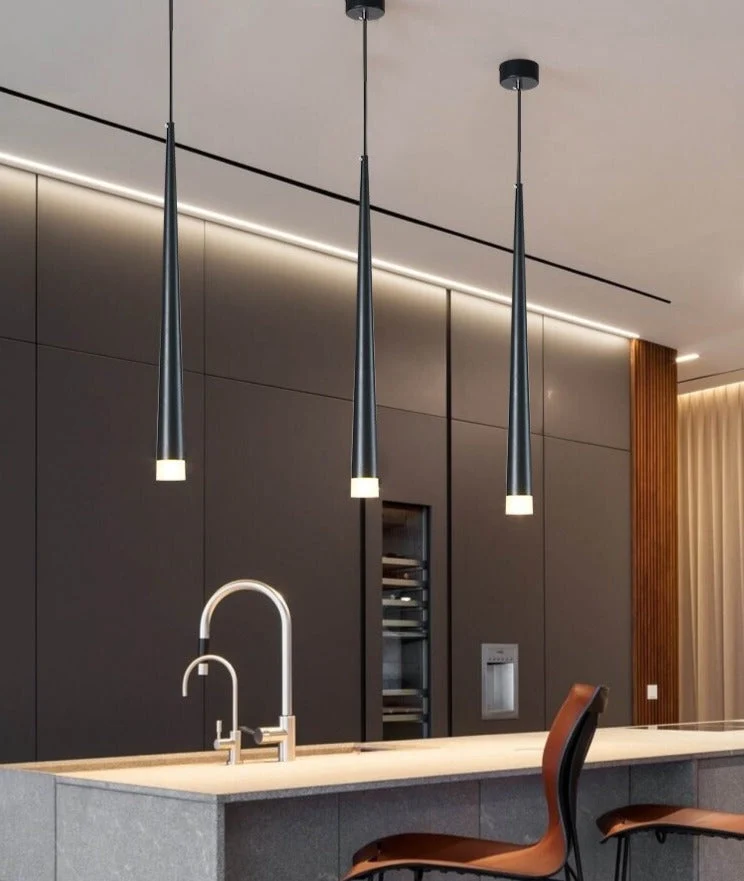 Nordic Long Downlight Elegant Led Chandelier
