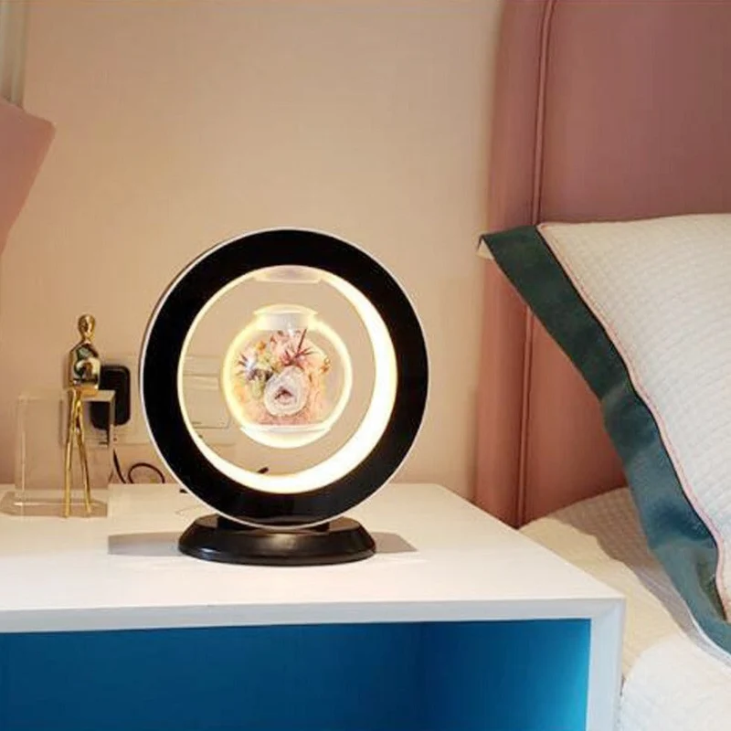 Magnetic Floating Immortal Flower Vase Lamp