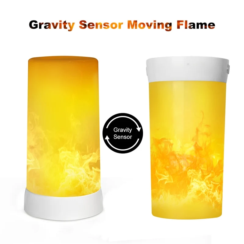 Gravity USB Flameless Night Lamp