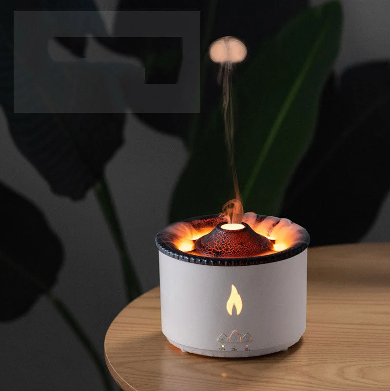Volcanic Flame Air Humidifier Night Lamp