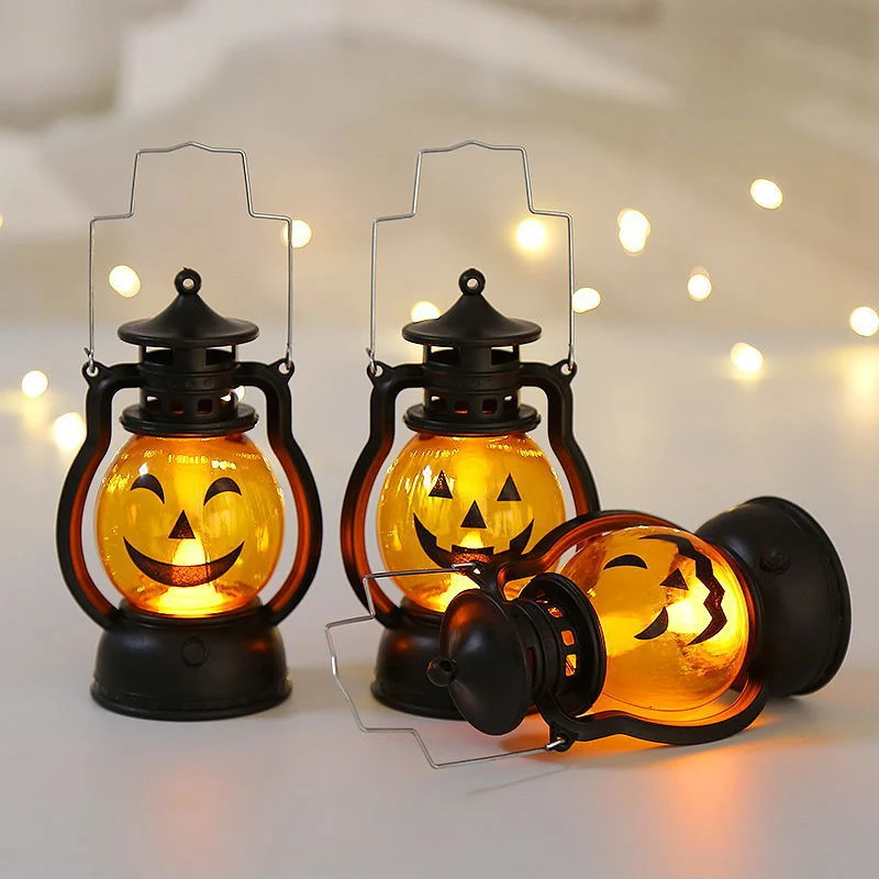 Mini Halloween Scary Pumpkin Hanging Lamp
