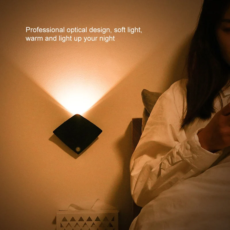 Motion Sensor Wireless Indoor Wall Lamp