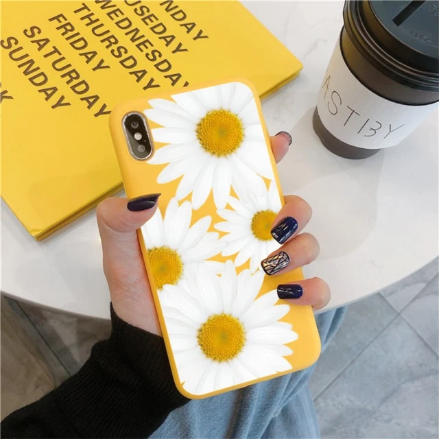 Fruit Flower Soft Phone Case For iPhone 7 Plus X XR XS Max 6 6S 7 8 Plus 5 5S SE 2020 Back Cover For iPhone 12 11 Pro Max Funda