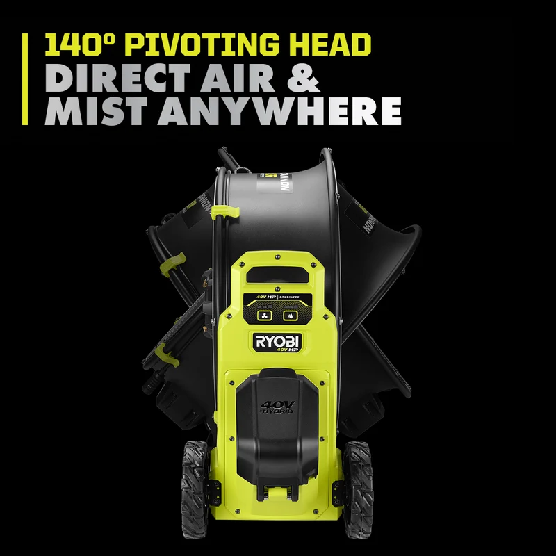 40V HP Brushless Hybrid 18" Misting Air Cannon