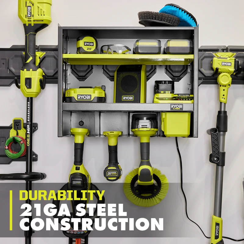 Open Tool Organizer Cabinet